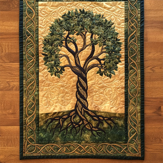 Majestic Tree Of Life WY2802049CL Quilted Table Runner