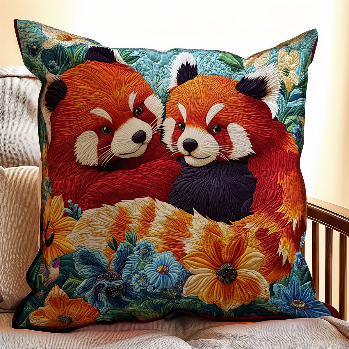 Red Panda WY0212093CL Quilt Pillow Case
