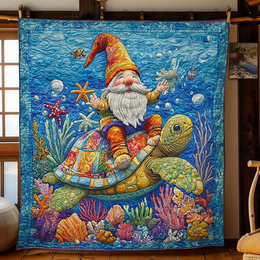 Ocean Journey Gnome WN0901040CL Quilt