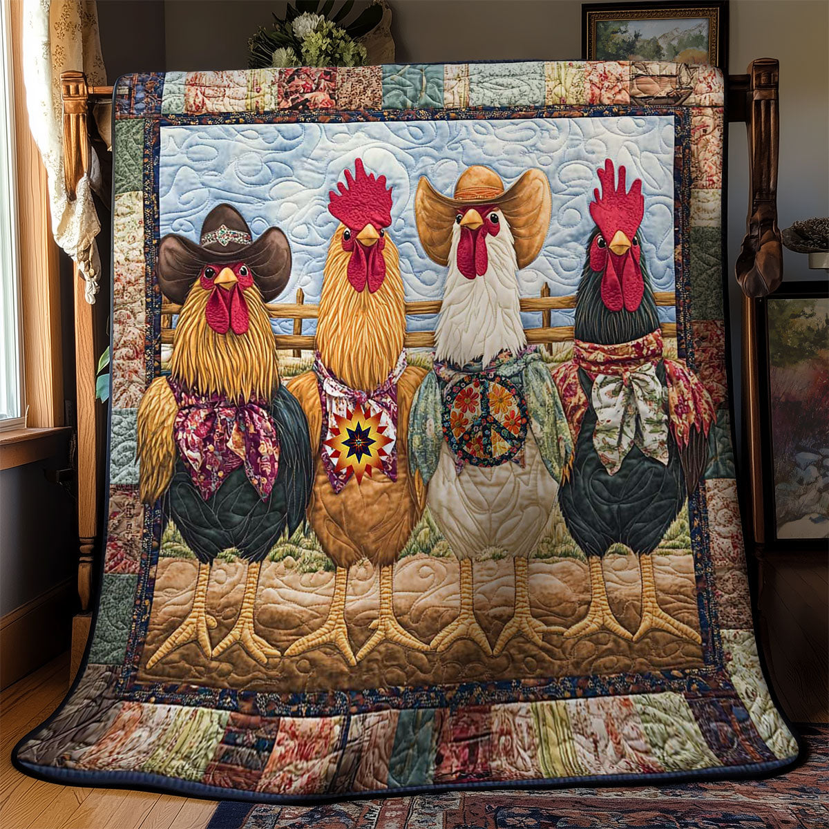 Feathered Cowboy WN1812025CL Quilt