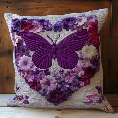 Heart Butterfly WY0912084CL Quilt Pillow Case