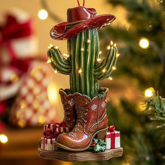 Cactus Western CW2411084CL Christmas Ornament