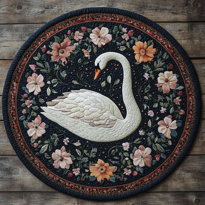Swan’s Dream CP0705003CL Quilted Round Mat