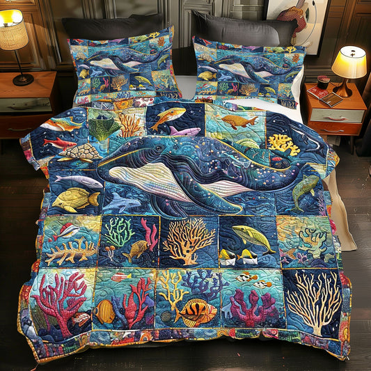 Whale Habitat WP0409056CL Duvet Cover Set