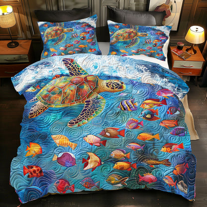 Turtle Ocean WP07080 Duvet Cover Set