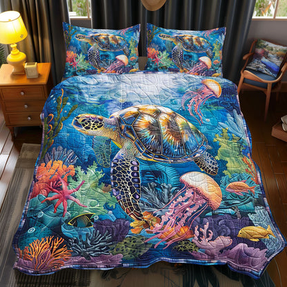 Turtle Jellyfish WP0909059CL Duvet Cover Set