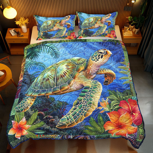 Hawaiian Turtle WP1111002CL Duvet Cover Set