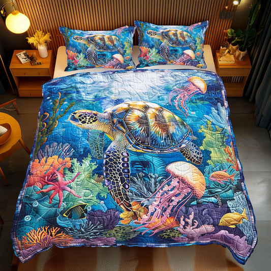 Turtle Jellyfish WP0909059CL Duvet Cover Set