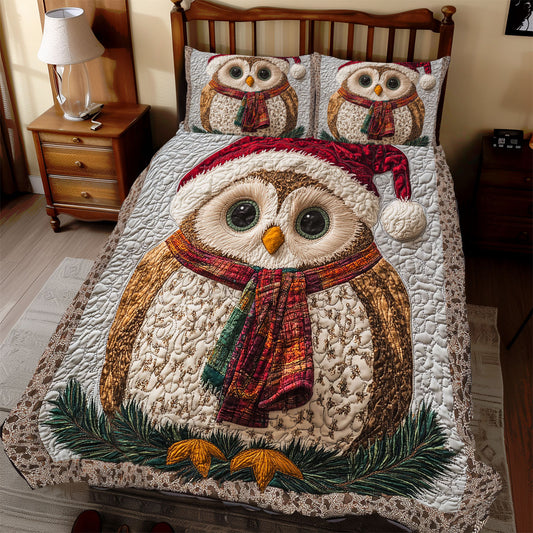 Owl Christmas WX2511074CL Duvet Cover Set