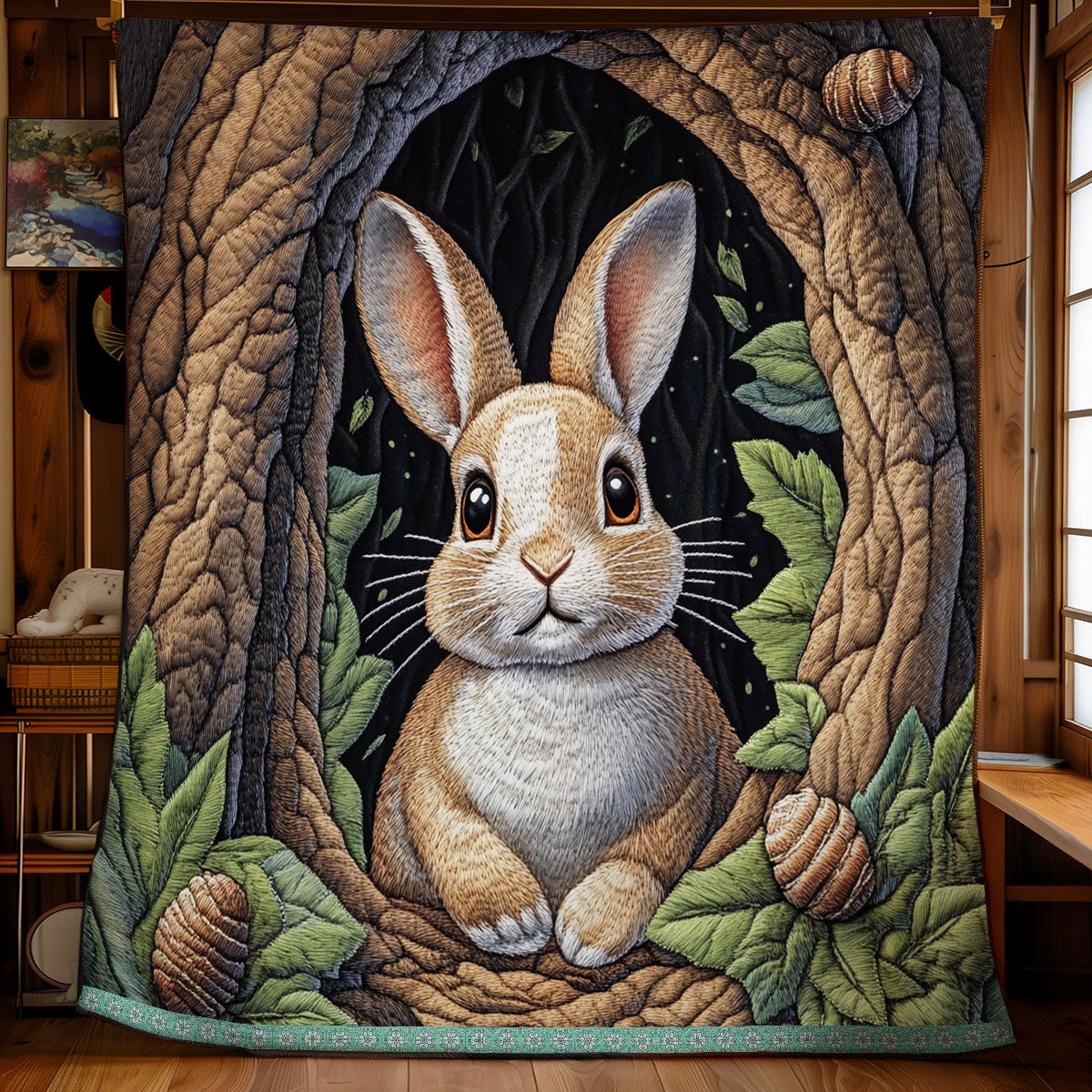 Cute Rabbit WX1411015CL Quilt