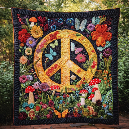Hippie Peace WG1001021CL Quilt