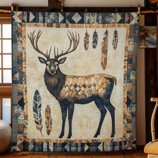 Native Deer Spirit WN2311084CL Quilt