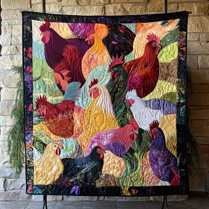 Chicken WU0810015CL Quilt