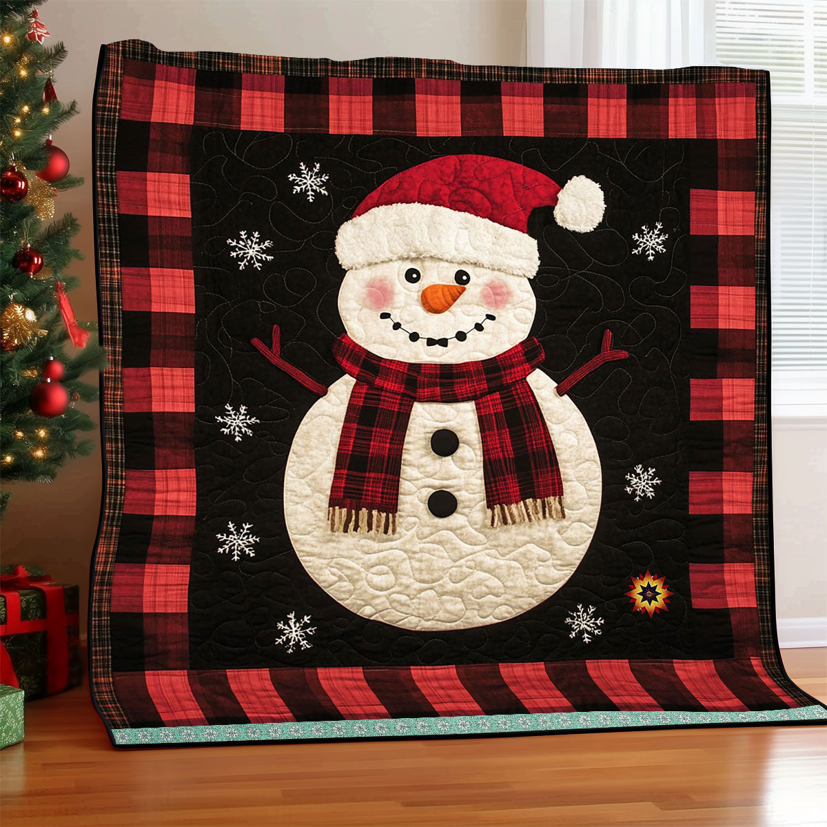 Christmas Snowman WJ1012007CL Quilt