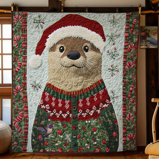 Otter Christmas Charm WN2012010CL Quilt