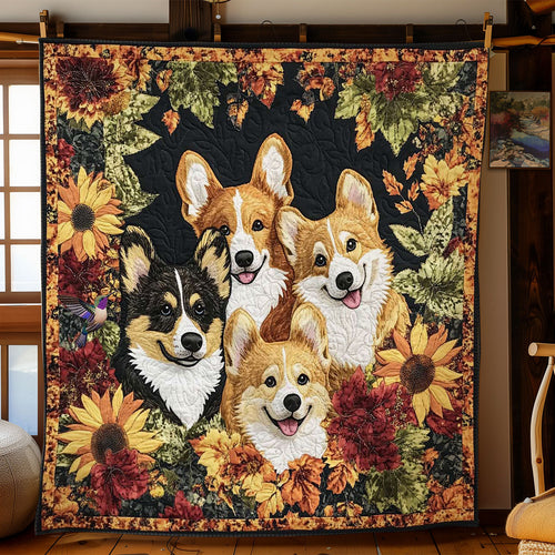 Cute Corgi WN3110086CL Quilt
