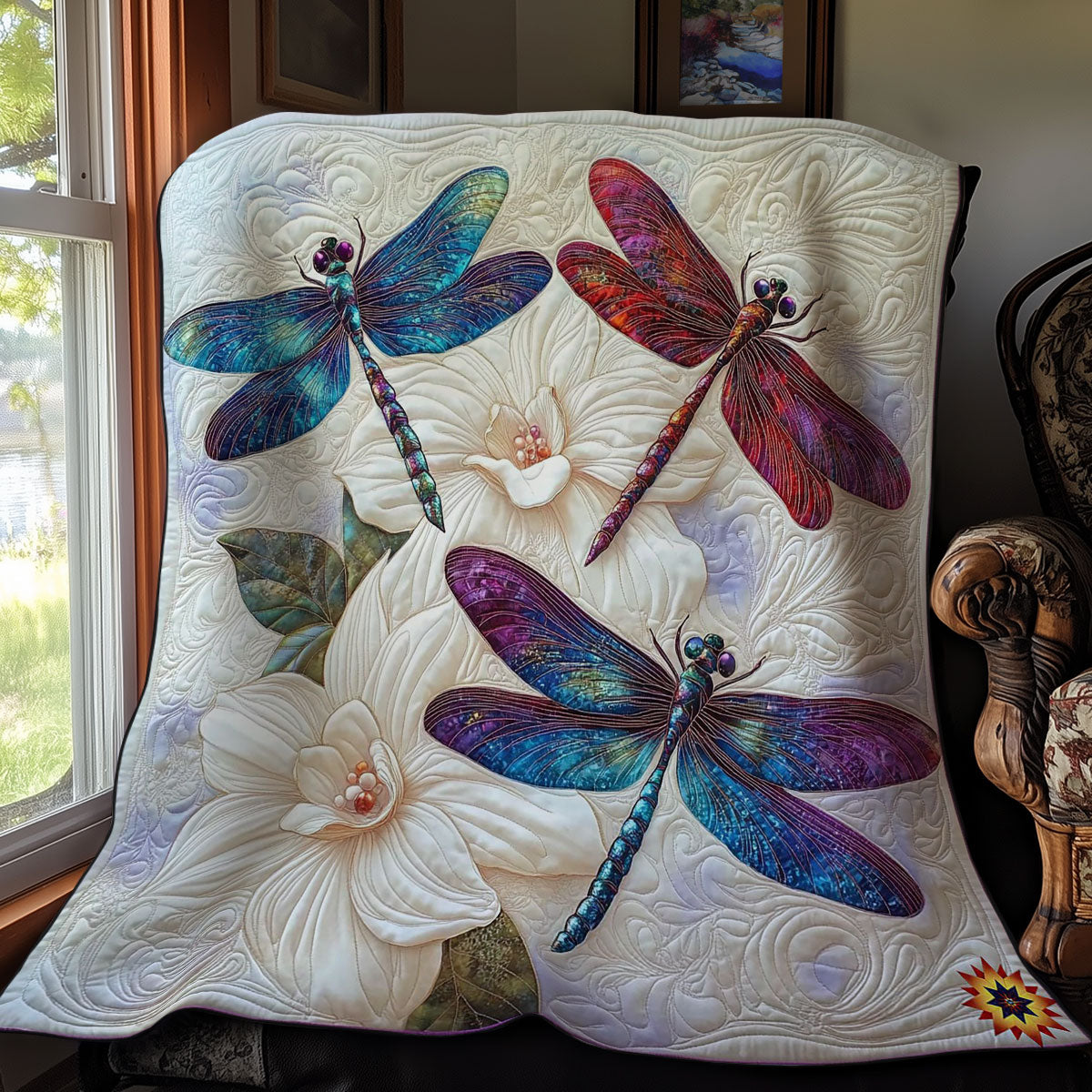Three Dragonfly WY0912025CL Quilt