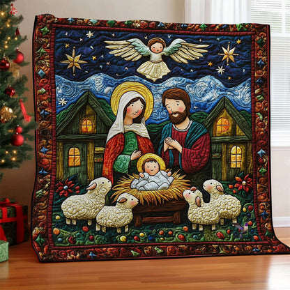 Christmas Of Holy Family WY1411022CL Quilt