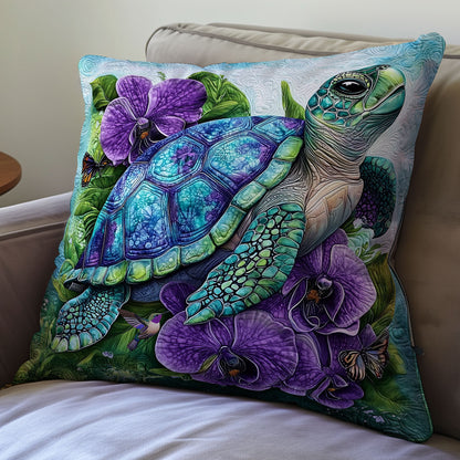 Flower OCean Turtle WY0911041CL Quilt Pillow Case