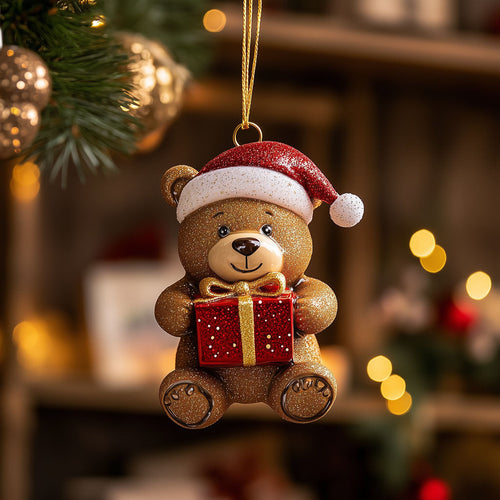 Christmas Gift Bear LT1710009CL Christmas Ornament