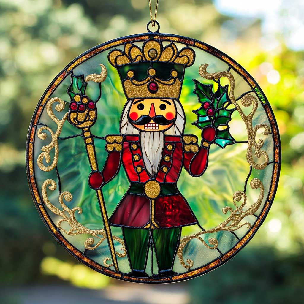 Nutcracker WN2811040CL Stained Glass Suncatcher