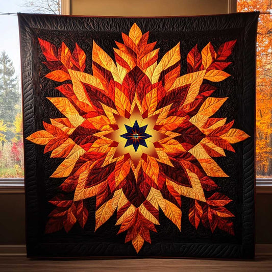 Native Leaf Blossom WN0210040CL Quilt