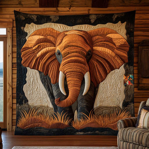 Safari Elephant WP1411028CL Quilt