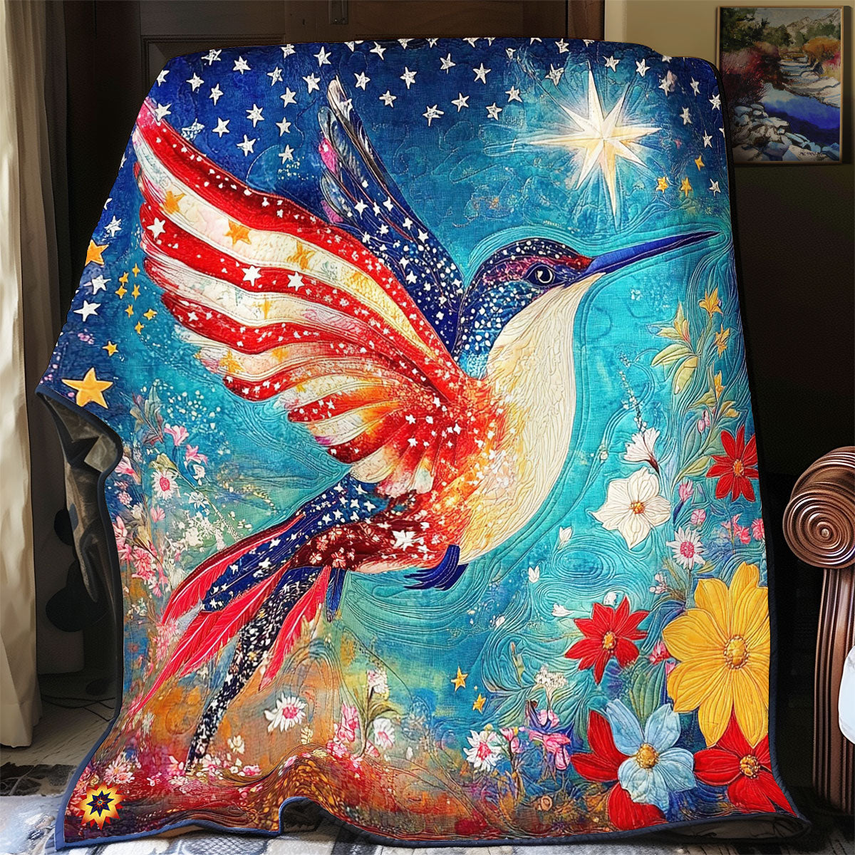 America Hummingbird WY2211013CL Quilt