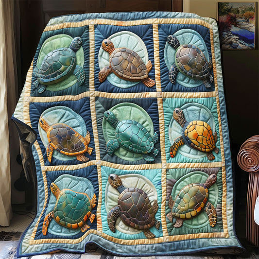 Turtle Collection WY0202080CL Quilt