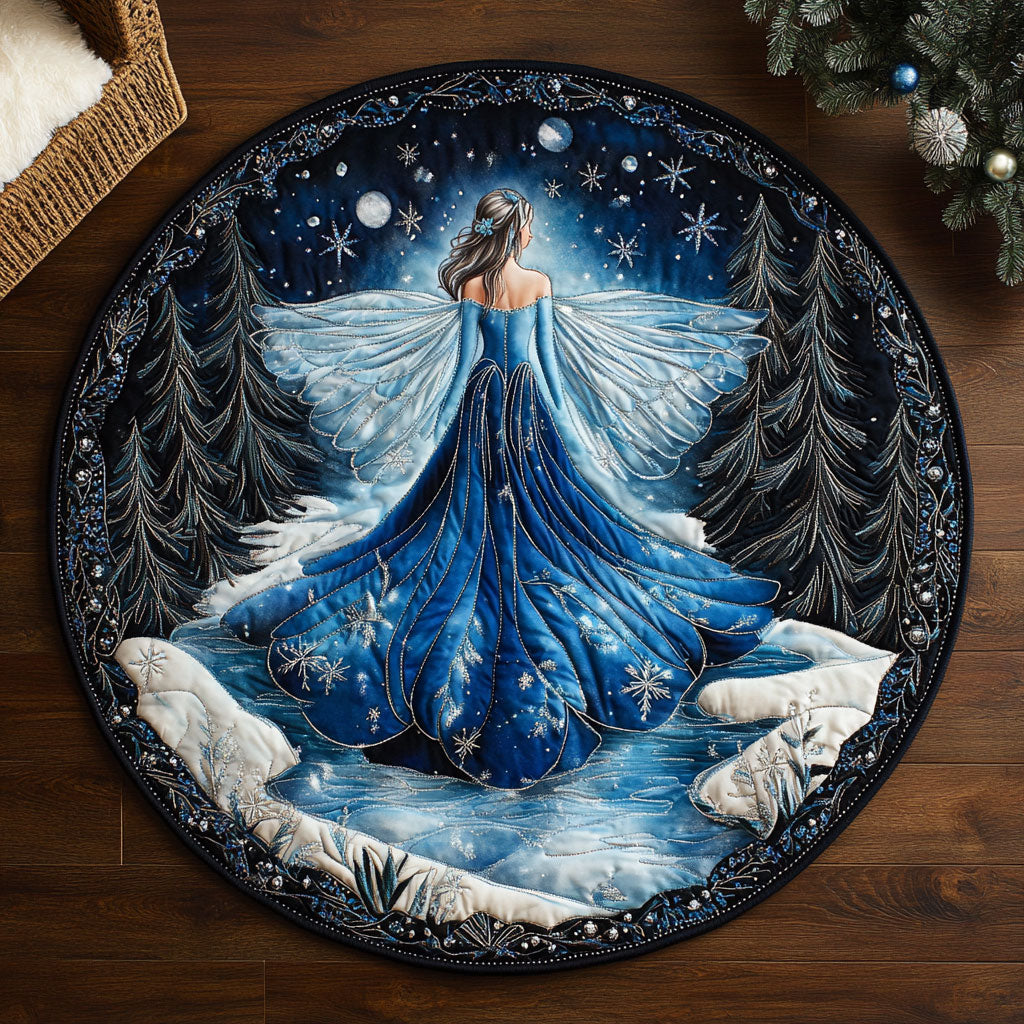 Frozen Fairy Night CW1610025CL Quilted Round Mat