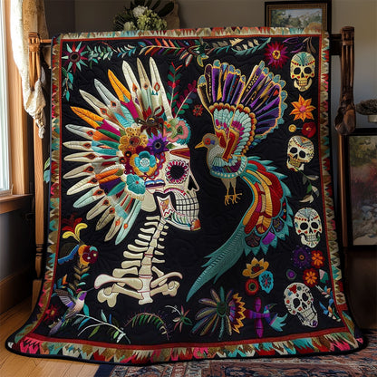 Calavera And Hummingbird Harmony WN2610020CL Quilt