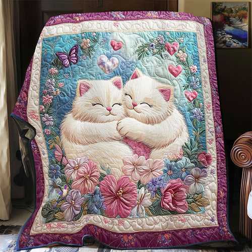 Cute Cat Sleep WY2612008CL Quilt