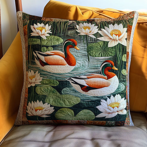 Mallard Duck WJ3110031CL Quilt Pillow Case