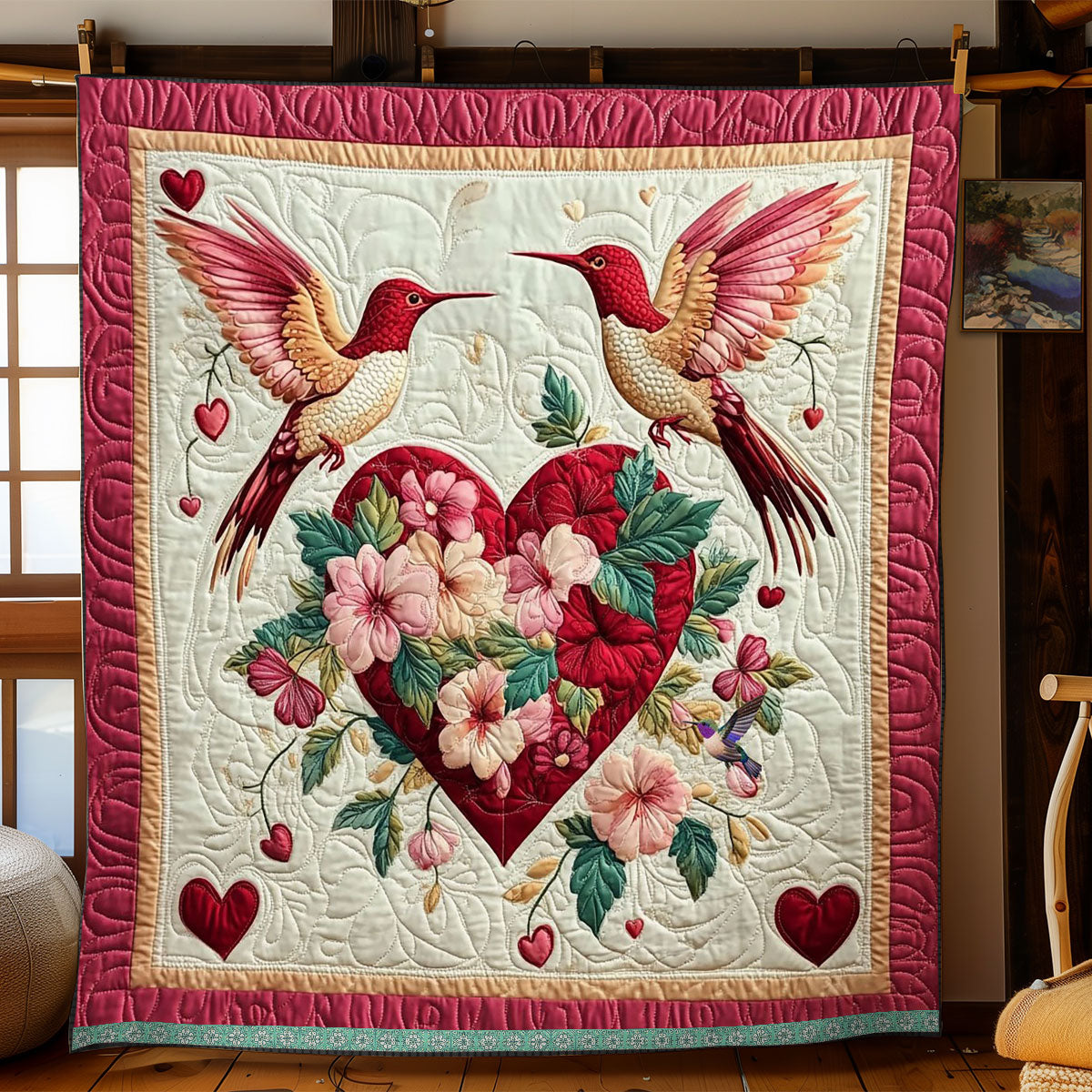 Whispers Of Love WJ1212038CL Quilt