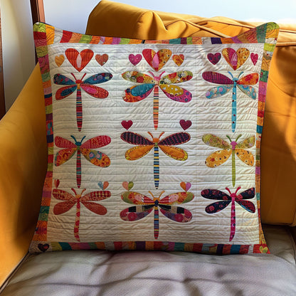 Patchwork Dragonfly WJ1109039CL Quilt Pillow Case