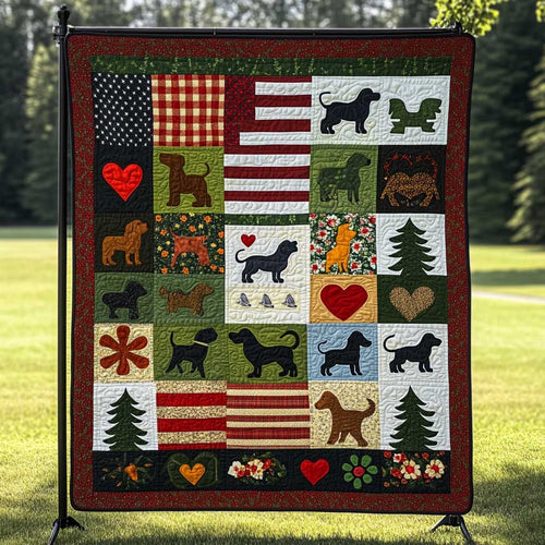 Dachshund Stars And Stripes WN2709116CL Quilt