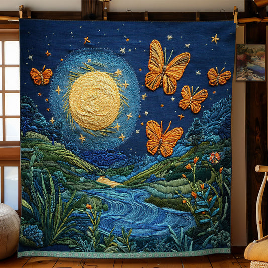 Butterfly Night WJ2211004CL Quilt