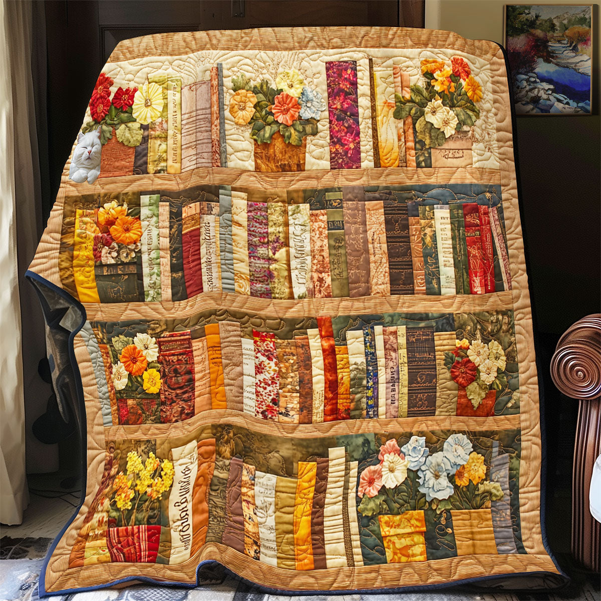 Bookshelf WY2011010CL Quilt