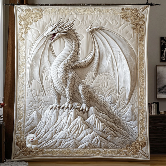 Celestial White Dragon WG0203018CL Quilt