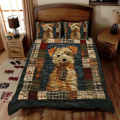 Cute Terrier Dog WJ1510027CL Duvet Cover Set