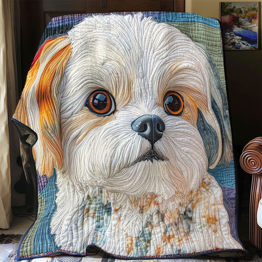 Adorable Shih Tzu WX0303059CL Quilt