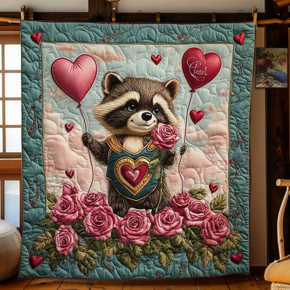 Valentine Of Raccoon WY1701069CL Quilt