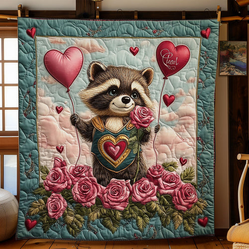 Valentine Of Raccoon WY1701069CL Quilt