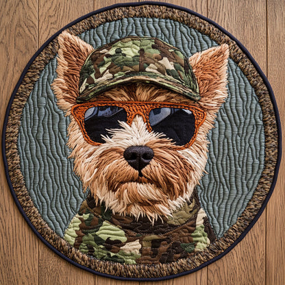 Sergeant Woof CP1205013CL Quilted Round Mat