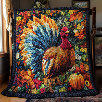 Turkey Thanksgiving Festival WY1911058CL Quilt
