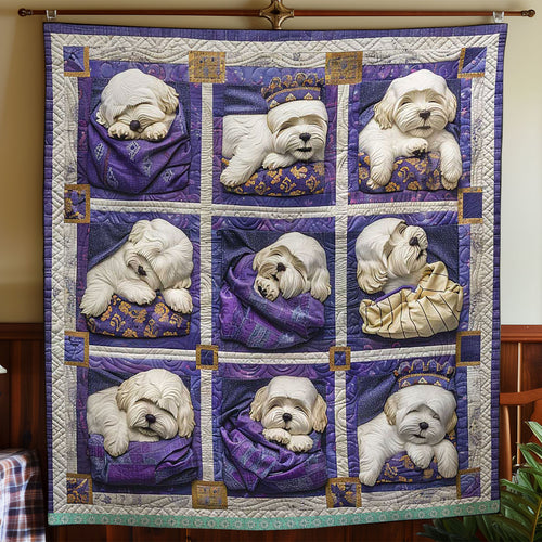 Bichon Frise Plush WN1209012CL Quilt