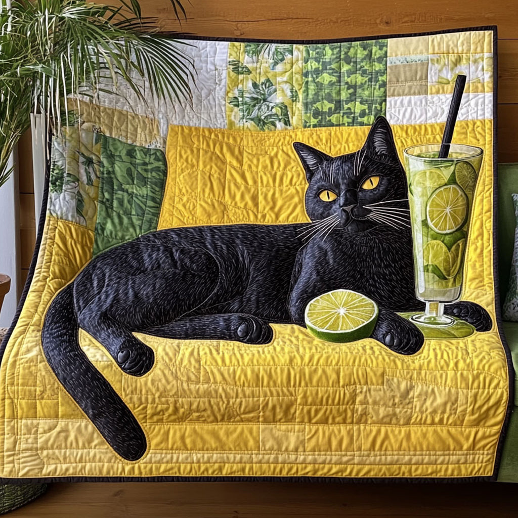 Chill Cat Lemon CP1605052CL Quilt