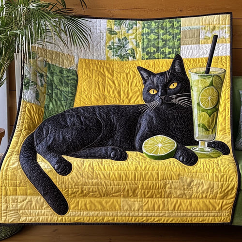 Chill Cat Lemon CP1605052CL Quilt