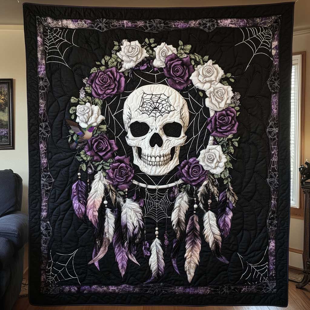 Gothic Skull Dreamcatcher WN2310019CL Quilt