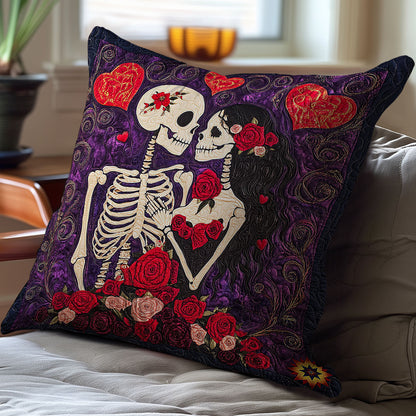 Couple Skeleton WY1612094CL Quilt Pillow Case